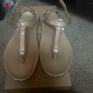 Gold Leather Sperry Sandals size 6.5 women’s